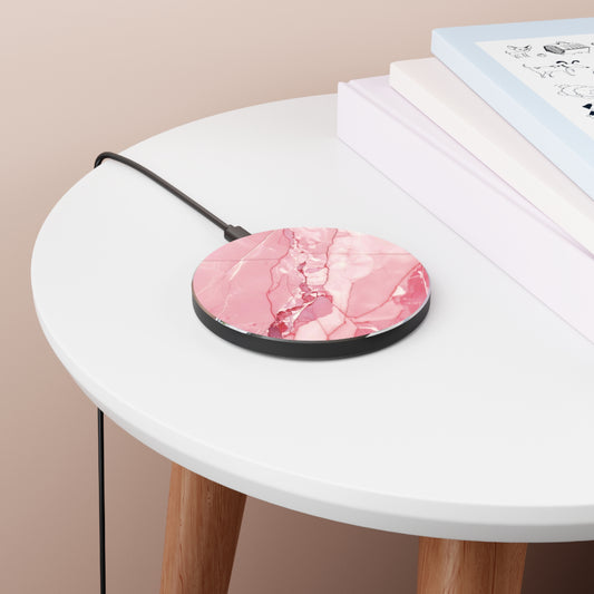 Wireless Charger – Pink Agate