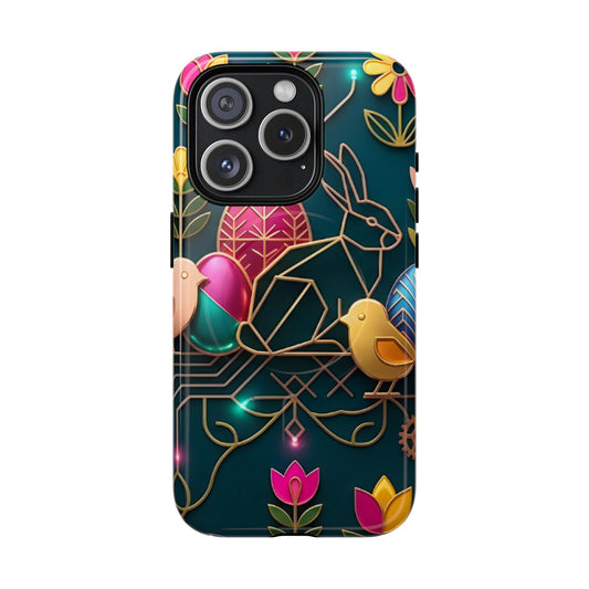 Protective Magnetic Phone Case – Jeweled Garden