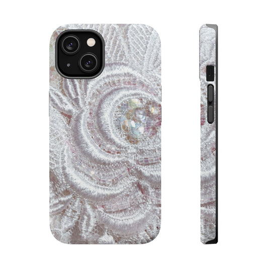 Wireless-Charging Compatible Case – Lace Veil