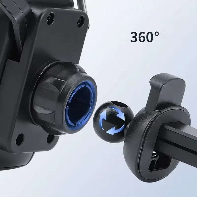 360 Carbon Fiber Pattern Racing Seat Shaped Car Phone Bracket GPS Support for Different Phone Models Air Vent Universal Tools