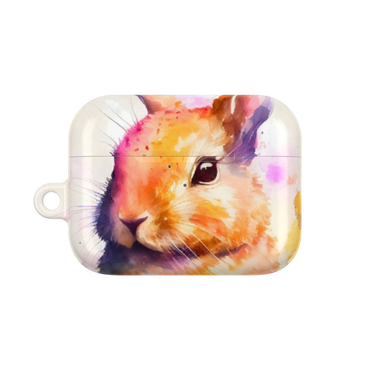 Earbud Case Cover – Painted Hare