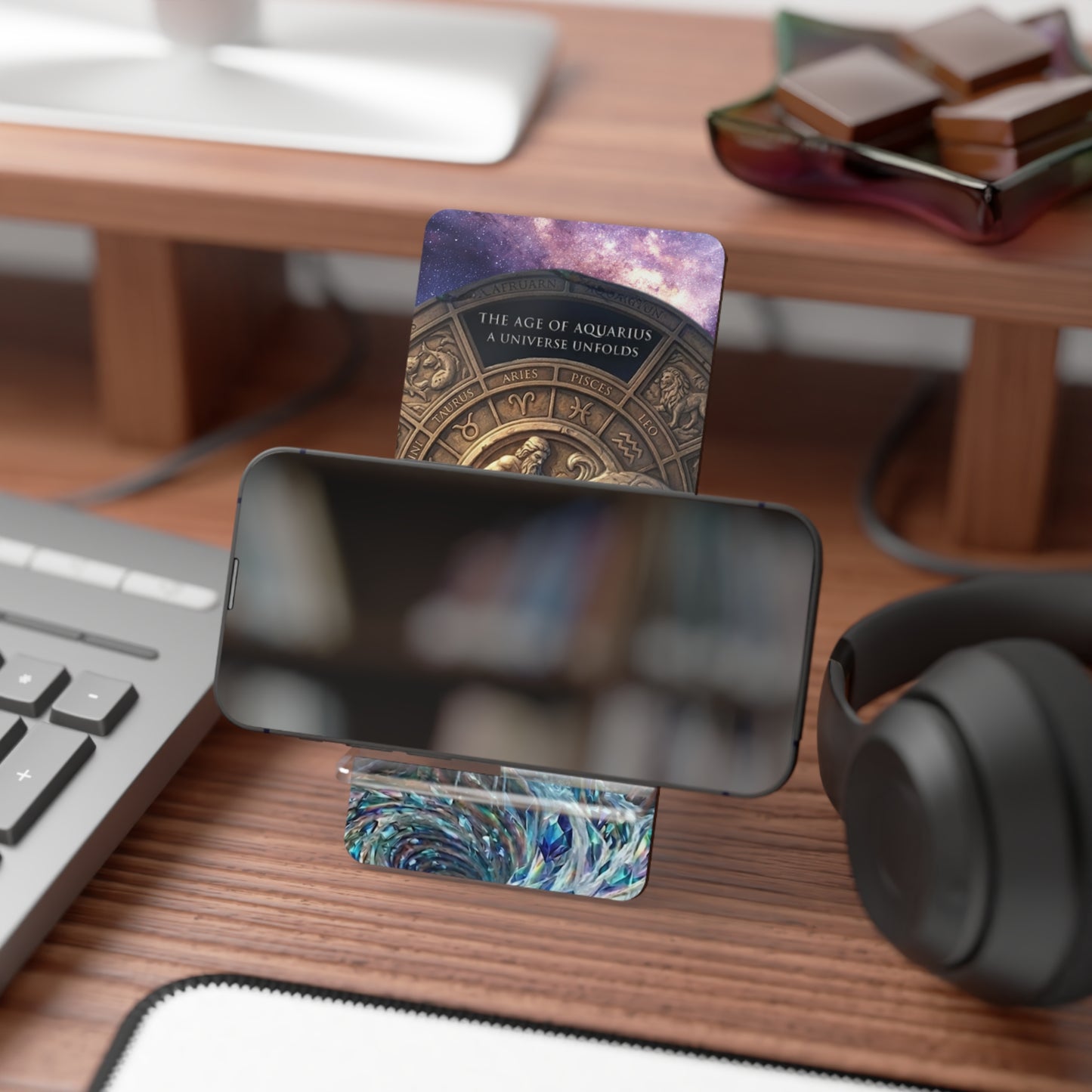 Phone Stand – Aquarius Rising