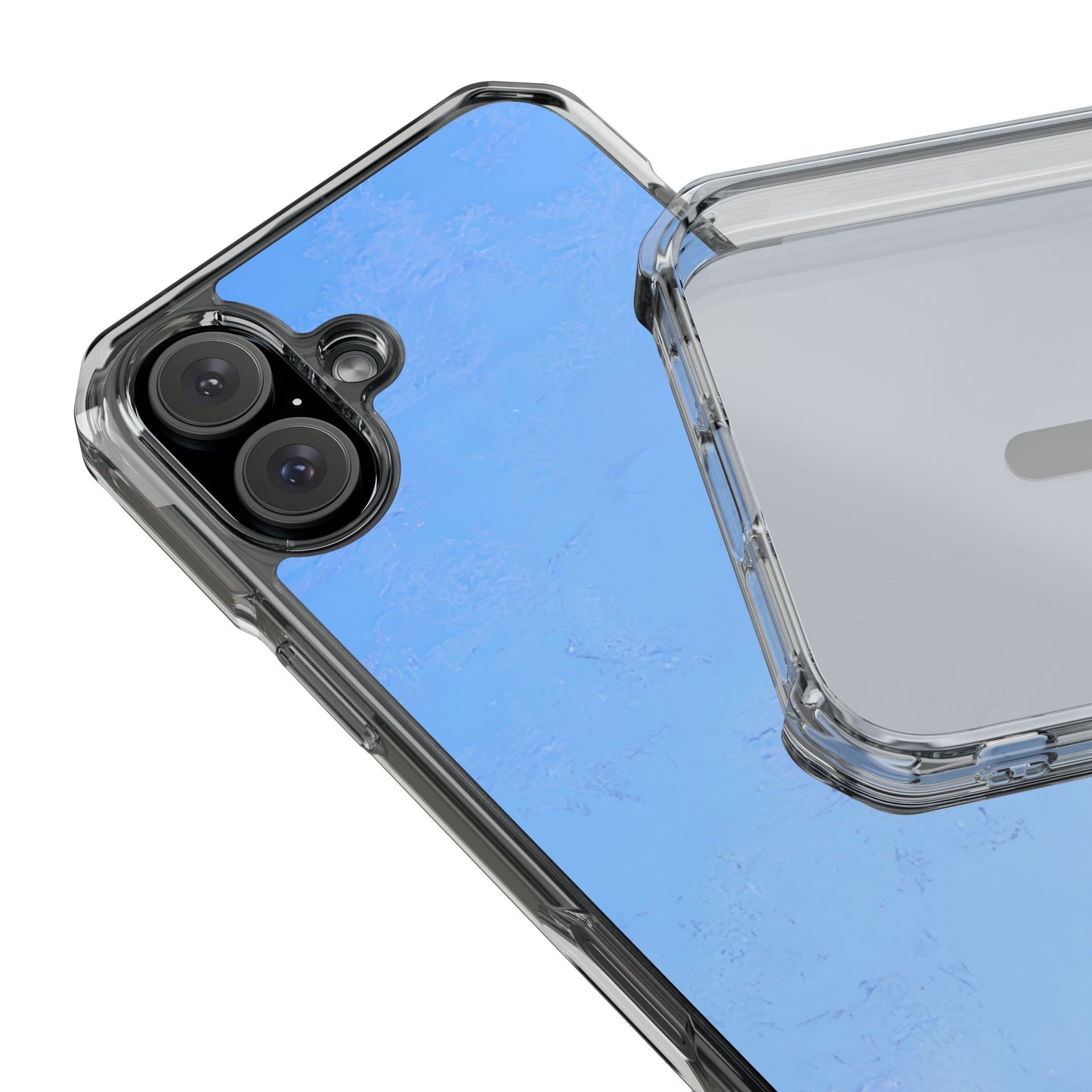 Clear Magnetic Phone Case – Azure Fade