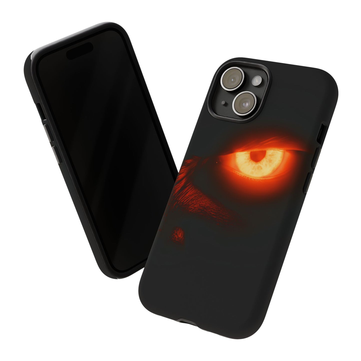 Protective Phone Case – Blazing Monster Eyes