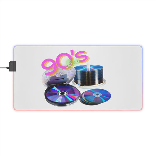 LED Desk Mat – 90s Spin