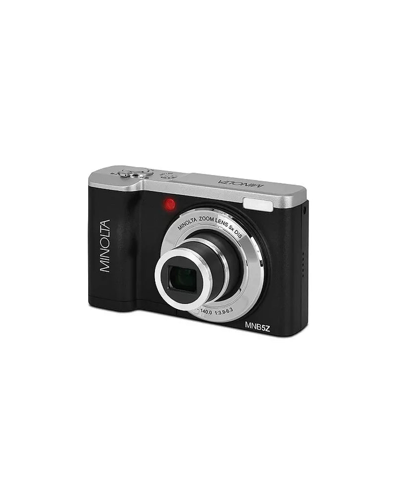 MNB5Z 56MP 5K Ultra HD 2.8" LCD Screen Digital Camera, Black, Bundle with Camera Case, 64GB Memory Card, Multi Card Reader