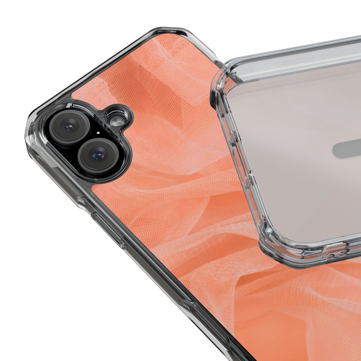 Clear Magnetic Phone Case – Coral Veil