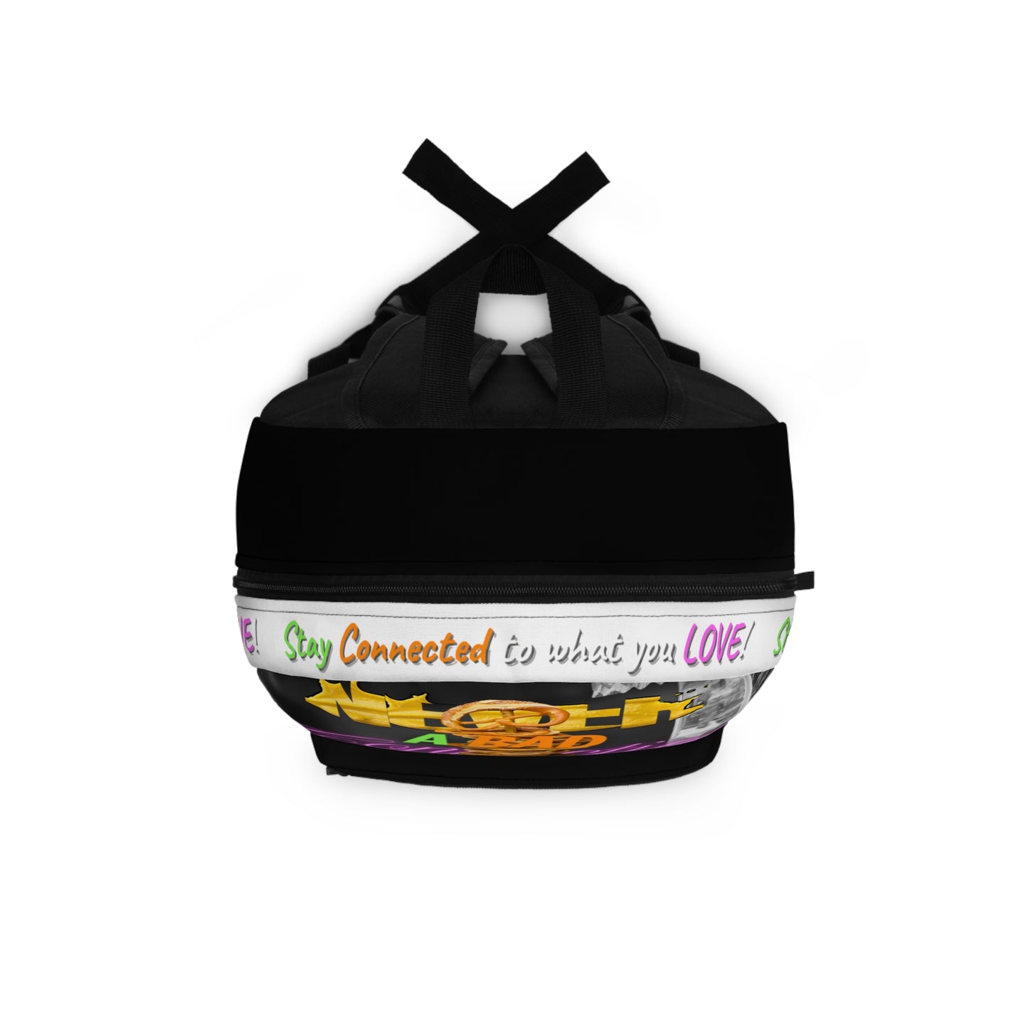 Backpack – Never a Bad Connection Pretzel Stack Design