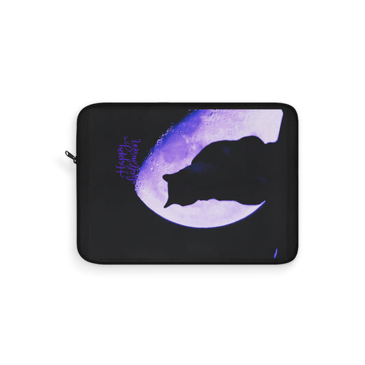 Slim Neoprene Laptop Sleeve – Moonlit Familiar