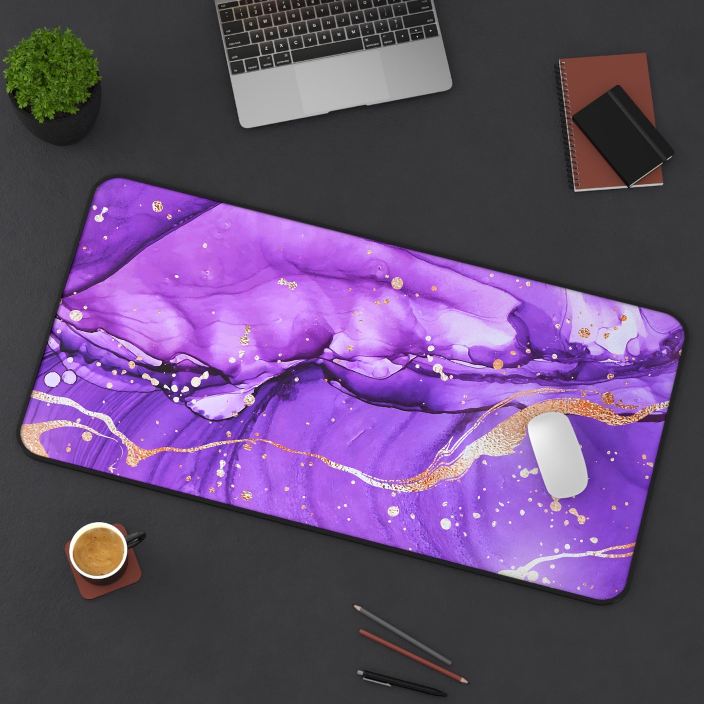 Desk Mat – Gilded Violet