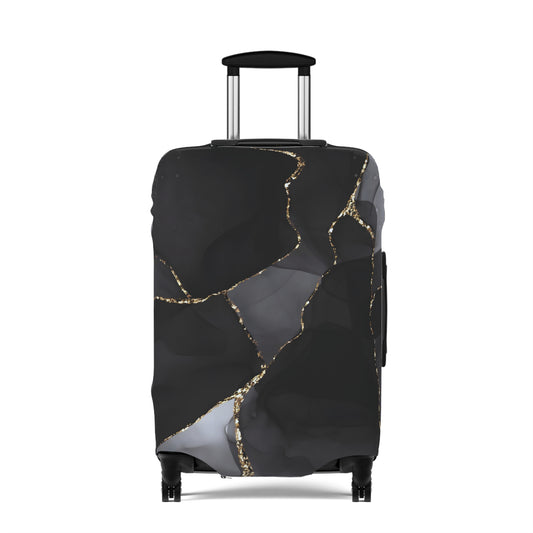 Luggage Cover – Obsidian Vein
