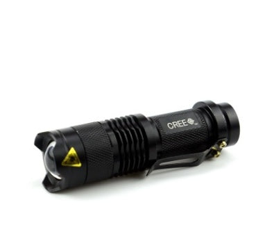 Adjustable Zoom LED Flashlight - Telescopic Beam Tactical Light