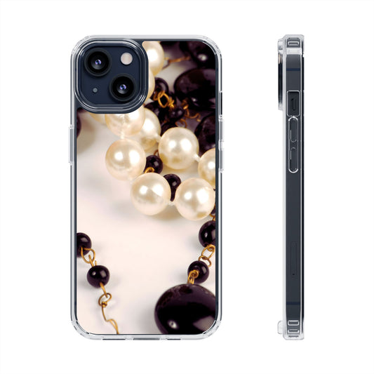 Clear Magnetic Phone Case – Noir Pearl