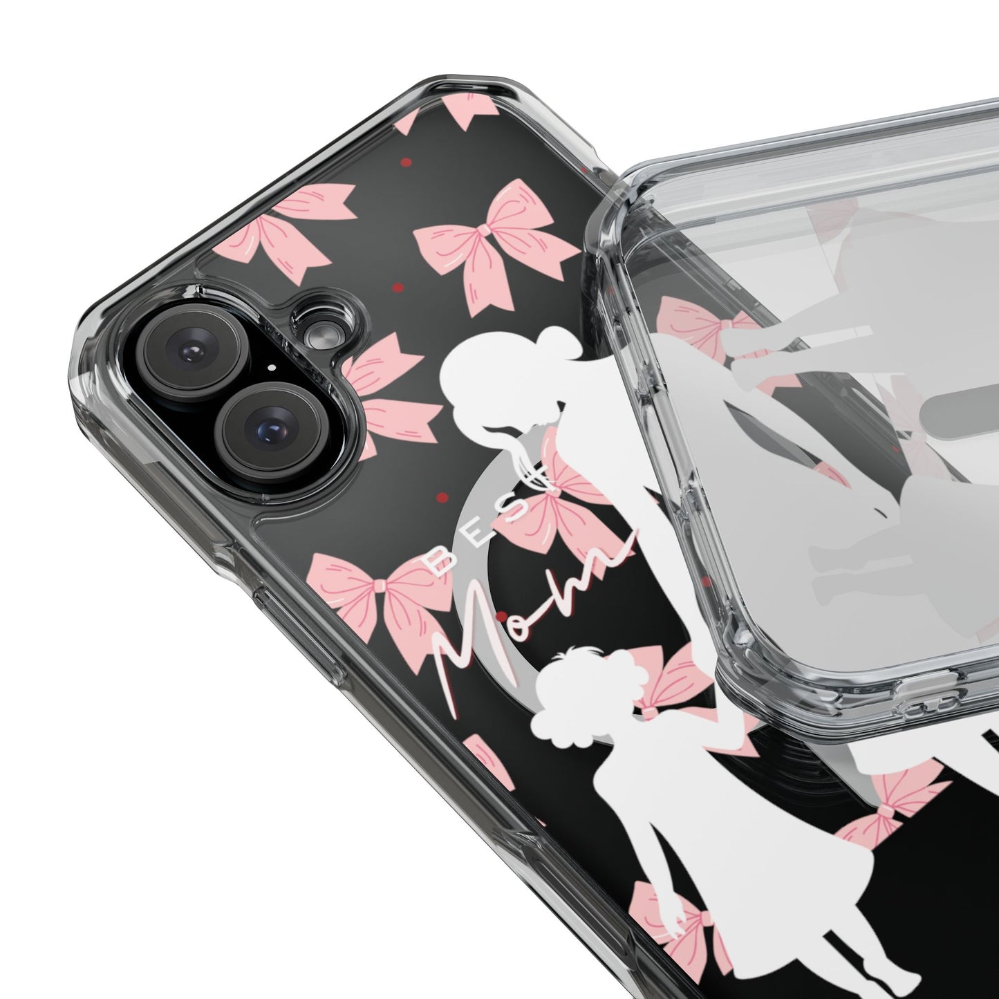 Clear Magnetic Phone Case – Best Mom: My Little Girl