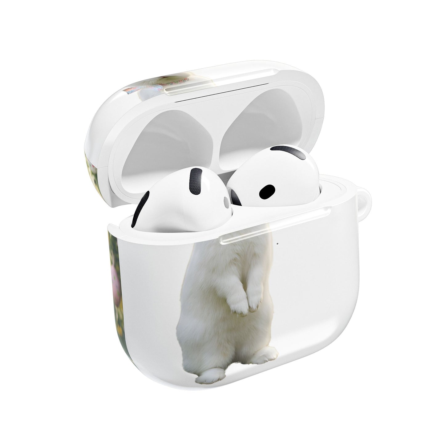 Earbud Case Cover – Pastel Pop Bunny