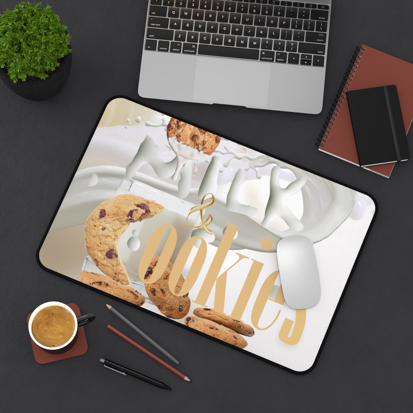 Desk Mat – Milk & Cookies