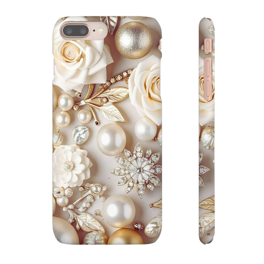 Snap Phone Case – Ivory Opulence