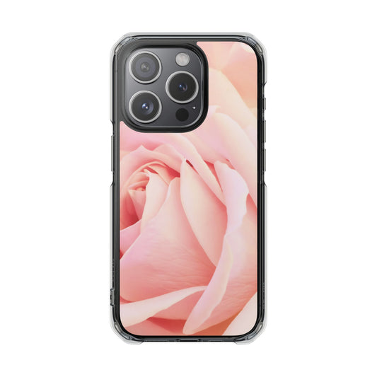 Clear Magnetic Phone Case – A Mother’s Rose Embrace