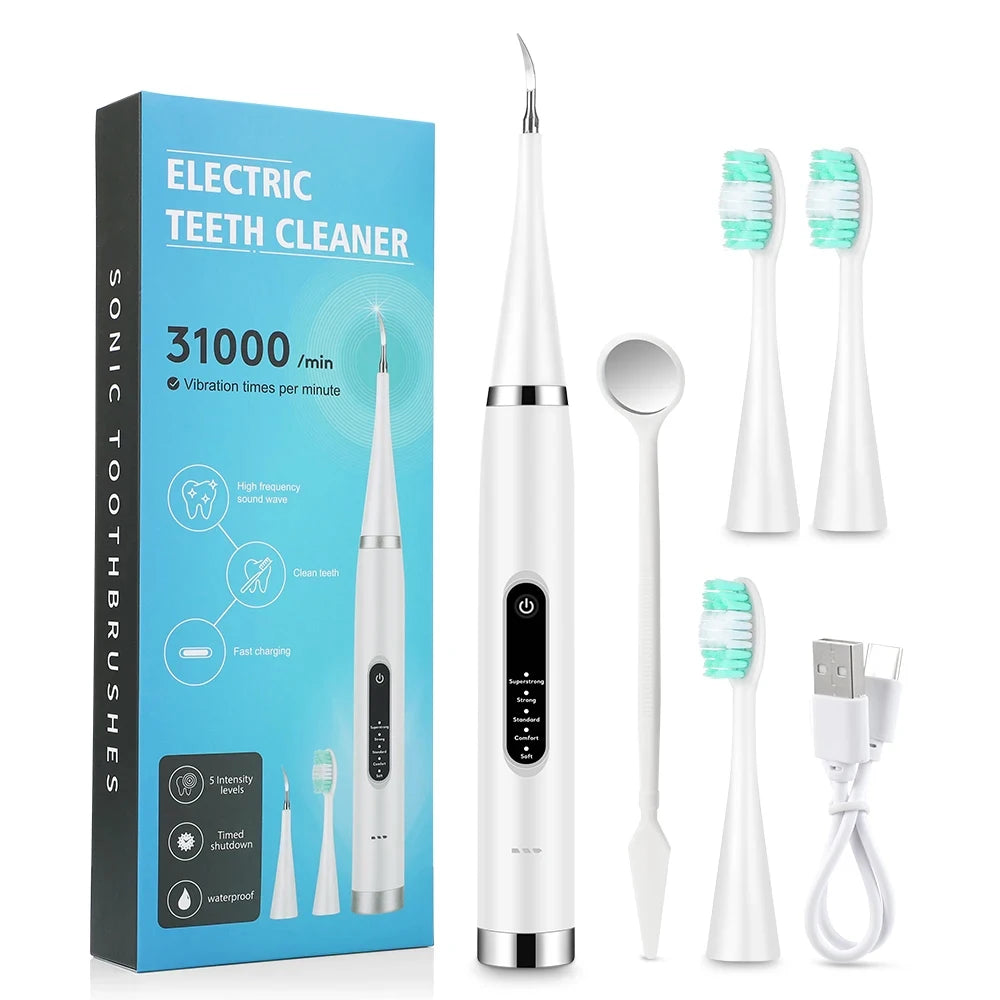 High Frequency Teeth Cleaner: Electric, Tartar & Plaque Removal