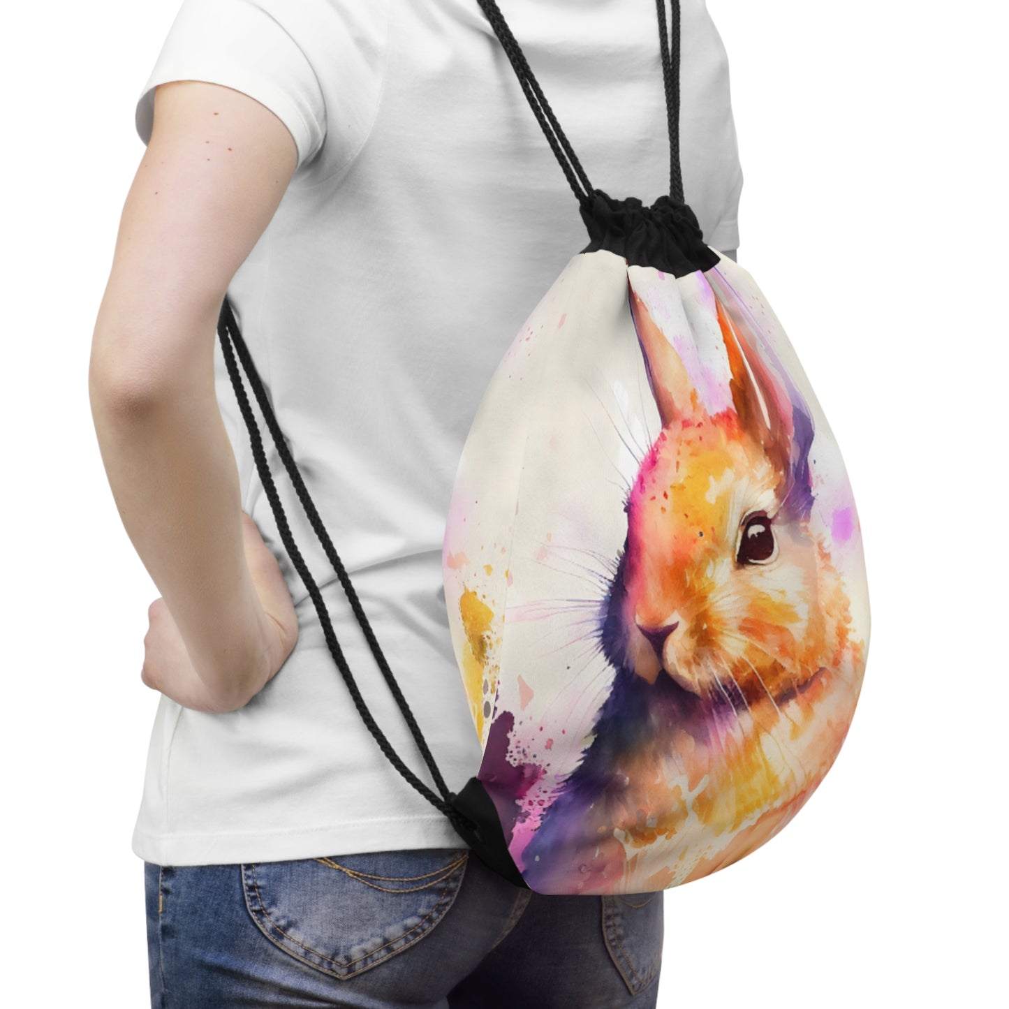 Drawstring Bag – Painted Hare