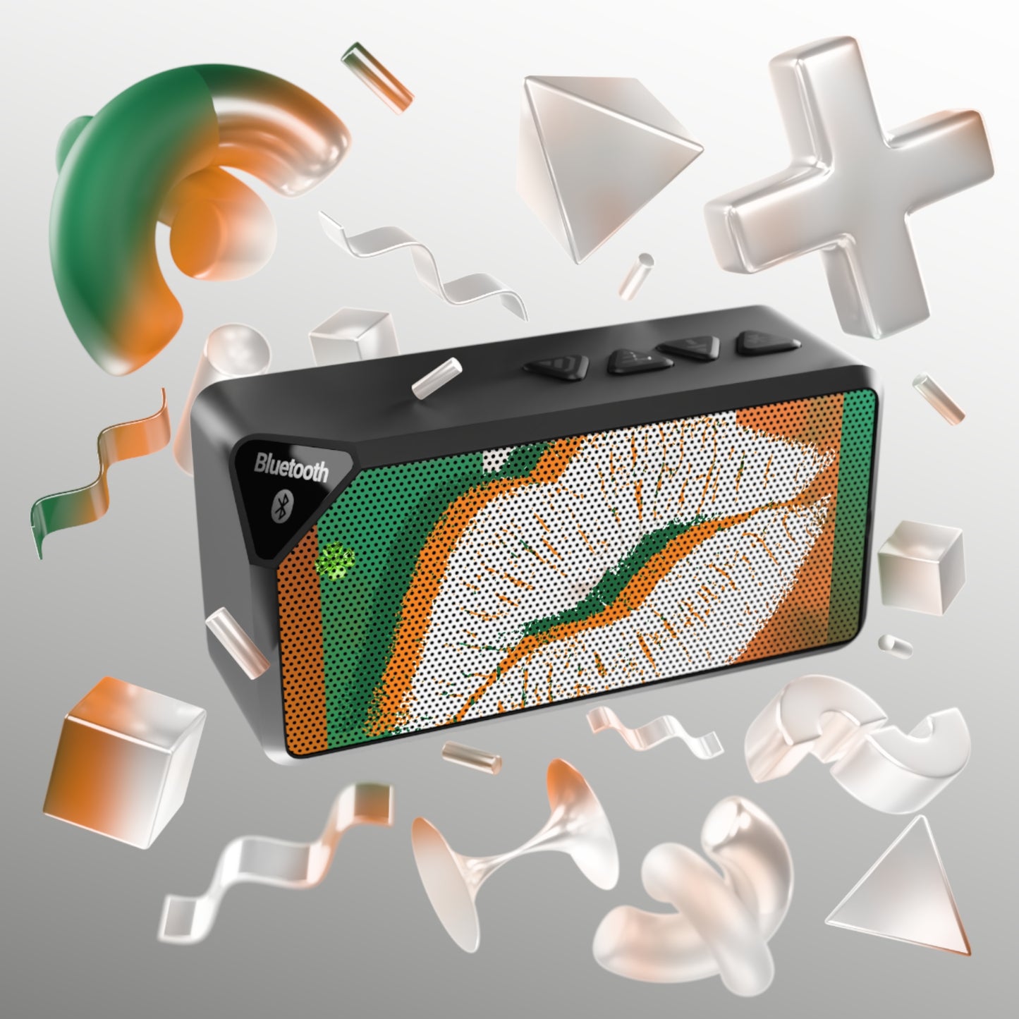 Bluetooth Speaker – Irish Lip St. Patrick’s Day Design