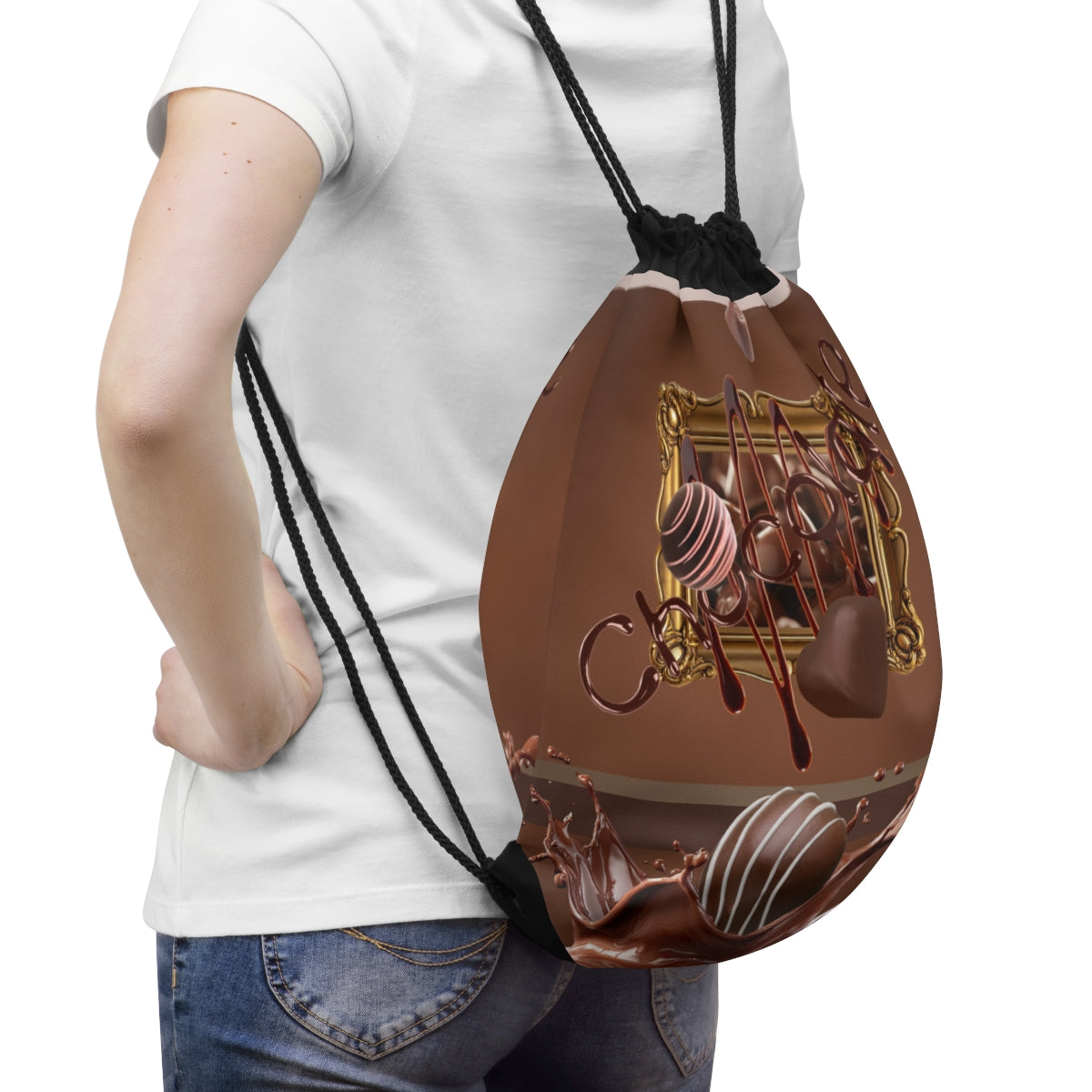 Drawstring Bag – Chocolate Truffle