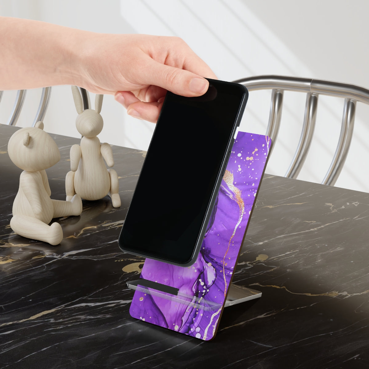 Phone Stand – Gilded Violet