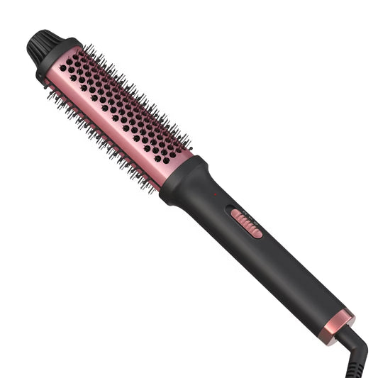 LISAPRO Curling Lron Brush 2 in 1 Electric Hair Comb Negative Lon Hair Dryer Styling Appliances Portable Professional Hair Strai