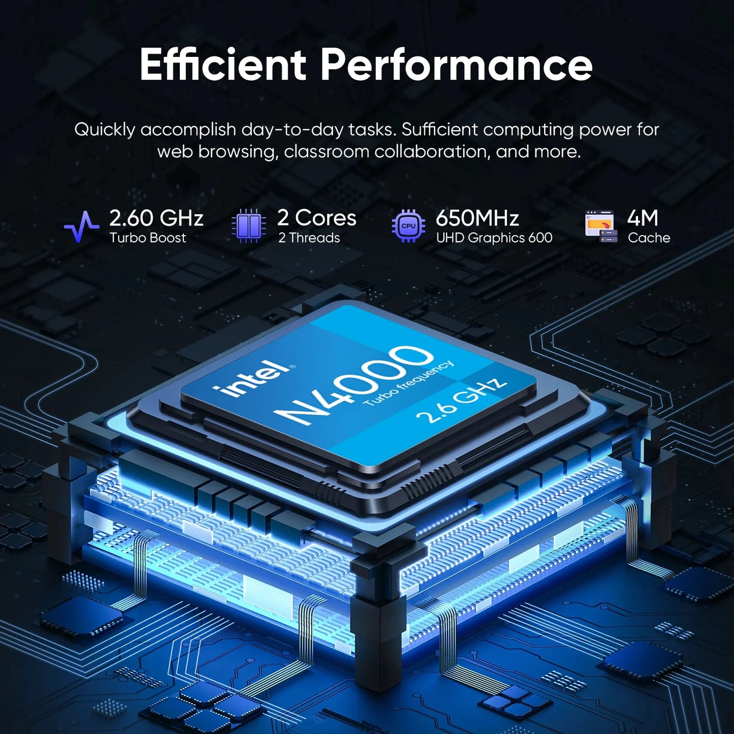 15.6" Laptop Computer,8Gb RAM 256GB Ssd,Windows 11 Pro Bussiness Notebook PC,MS Office 365,Intel Celeron N4000(Up to 2.6Ghz) 100% Srgb Screen,2.4G/5G Dual Band Wifi