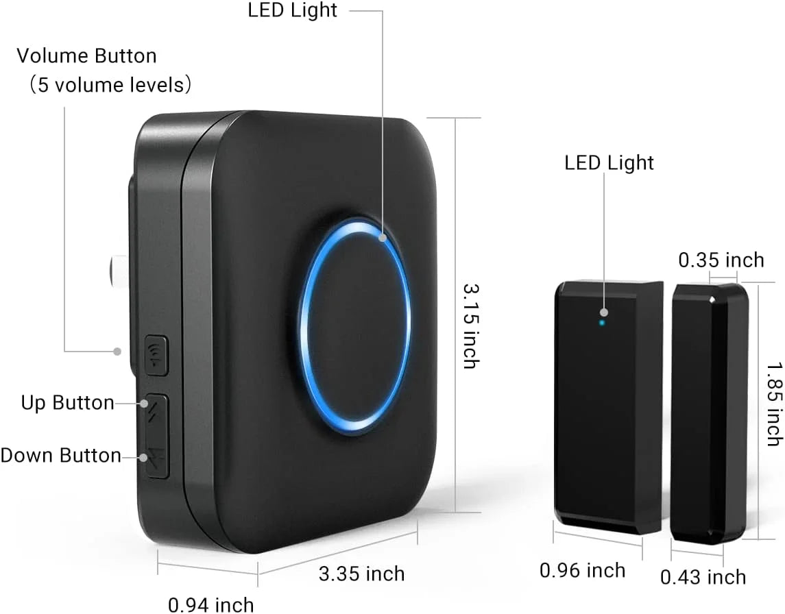 , 16Ft Black Motion Household Sensors & Alarms