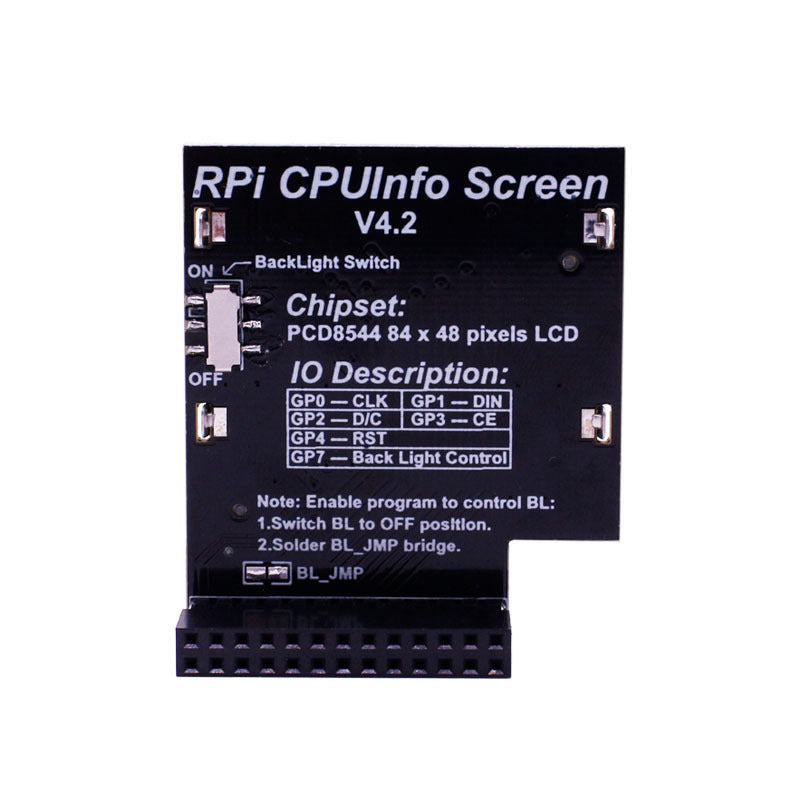1.6" LCD CPU Display - Backlit Computer Performance Monitor