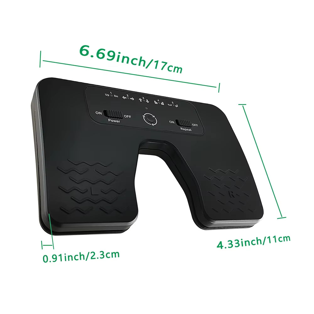 Wireless Foot Pedal Double Switch Music Page Turner for Ios Android Windows Tablets Smartphones Rechargeable Anti-Skid