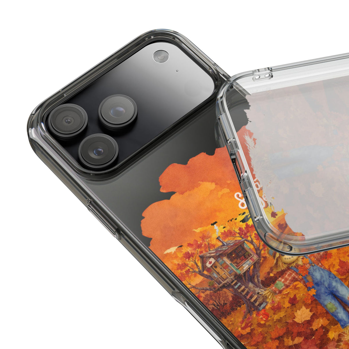 Clear Phone Case – Sweater Weather – Compatible with iPhone 13–17 & Samsung Galaxy S25–S26 Series