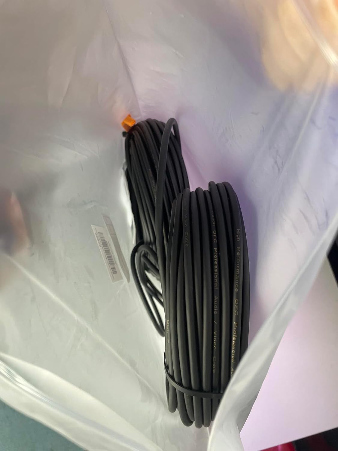 100Ft XLR Microphone Cables 2 Packs - Premium Balanced Mic Speaker Cable with 3 Pins XLR Male to Female 100 Feet, Black