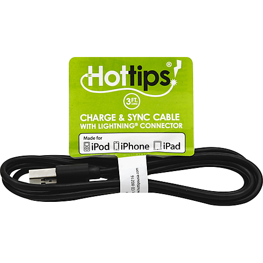 3-Foot Hottips Charging Cable - Universal Charge & Sync Solution