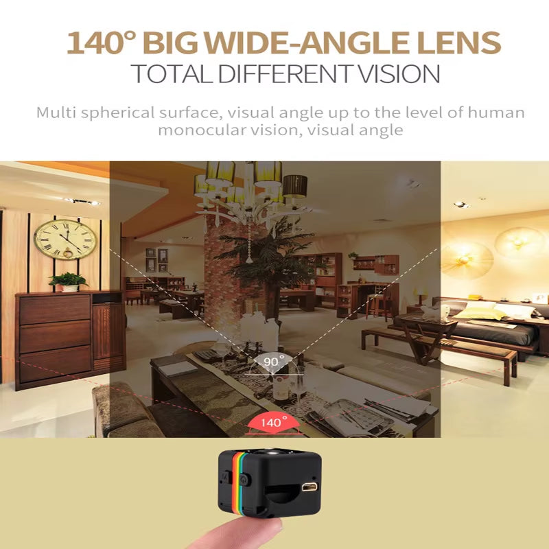 SQ11 Camera 1080P 2MP Surveillance Camera Sports Record Monitor Camcorders Video Protection Remote Surveillance Smart Home