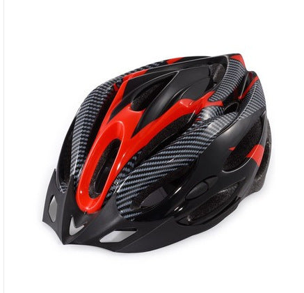 Carbon Skull Mountain Bike Helmet - EPS Construction, Ventilated, Adjustable Fit, Unisex