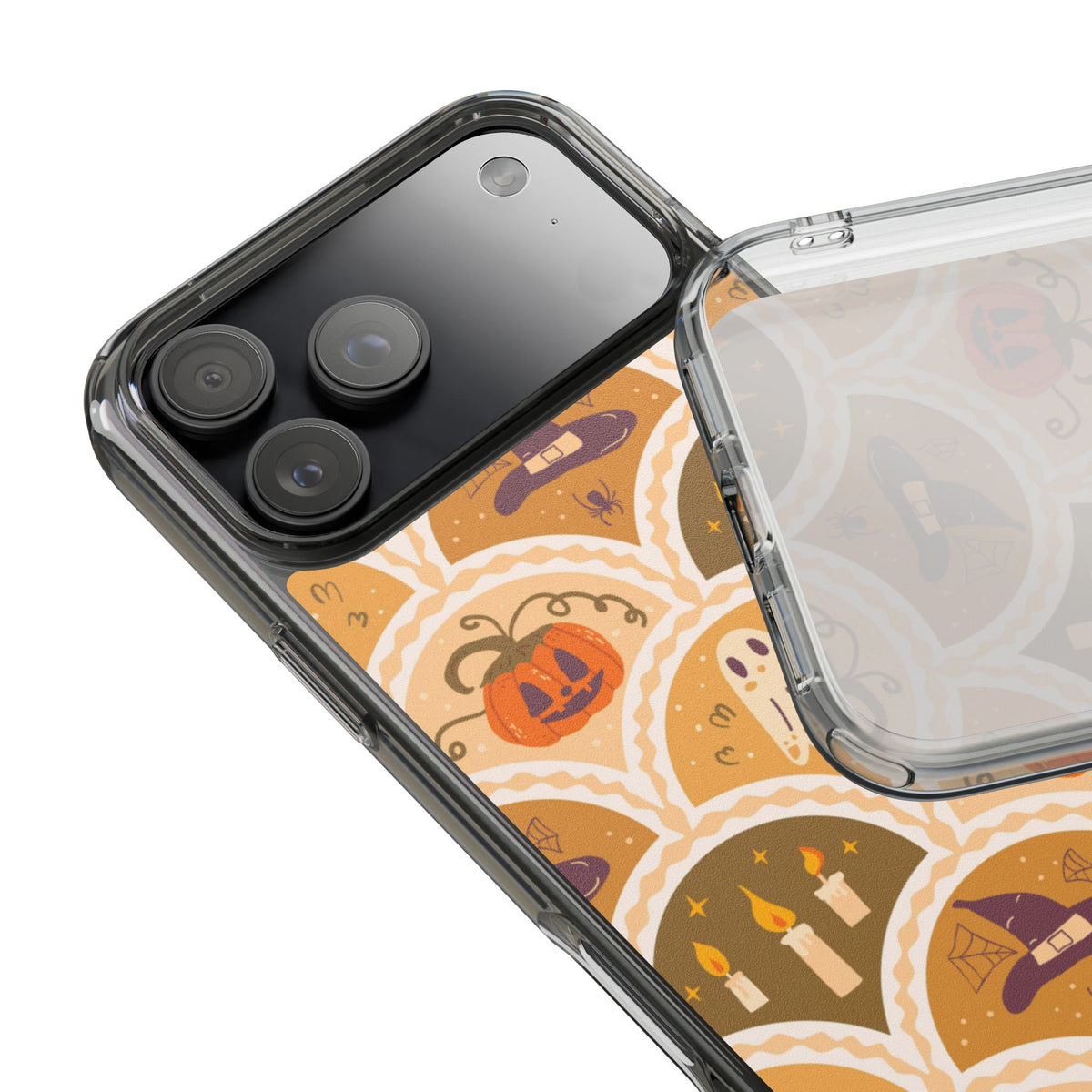 Clear Phone Case – Vintage Haunt – Compatible with iPhone 13–17 & Samsung Galaxy S25–S26 Series