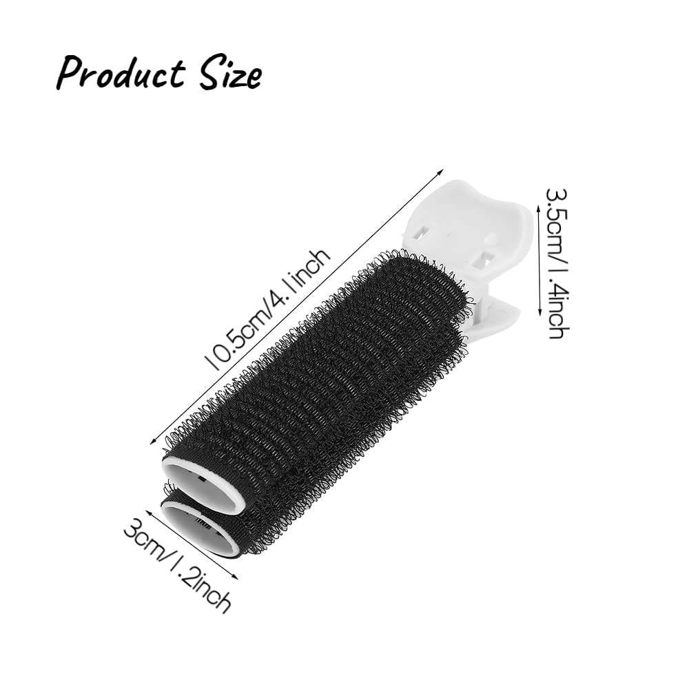 2 Pcs Volumizing Hair Root Clip, Hair Volume Curler Clips, Fluffy Hair Volumizing Clips, Hair Styling Tool for DIY Curly Hair(Black)