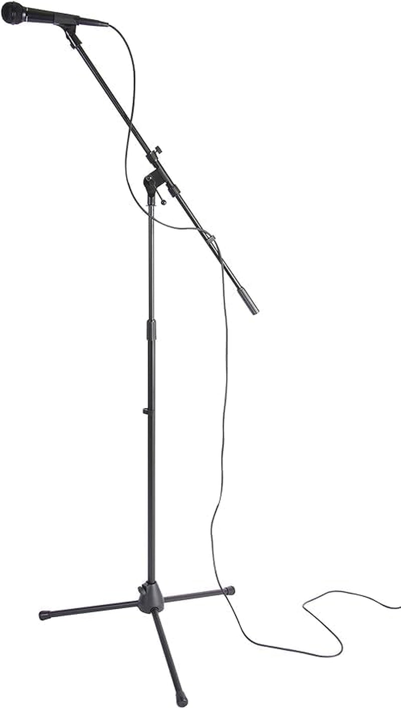 MS7701B Tripod Microphone Boom Stand, Black