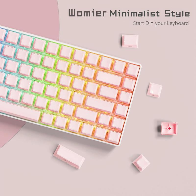 Cute & Stylish Jelly Keycaps: Side-Print, OEM, for Mechanical Keyboards