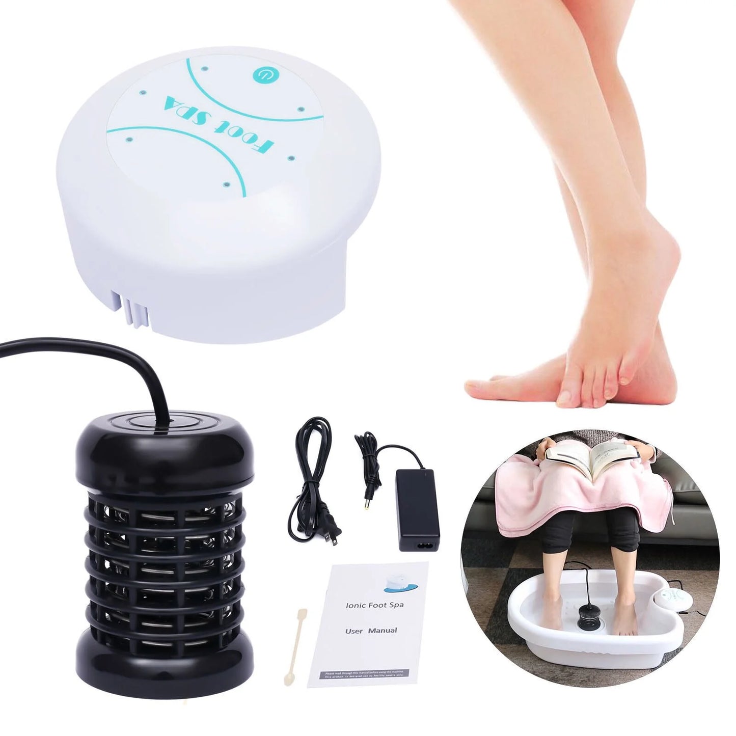 Ionic Foot Bath Detox Machine Foot Spa Ion Detox Foot Bath Cleanse for Home Use Salon Beauty SPA Club