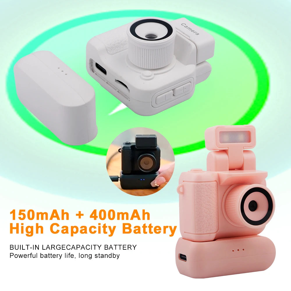 Retro Mini Video Recorder: HD, Screen, Flash, Portable