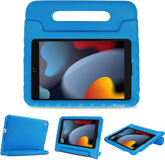 Shockproof Kids iPad Case with Handle for 10.2" (9th/8th/7th Gen), 10.5" Air/Pro: Lightweight & Convertible