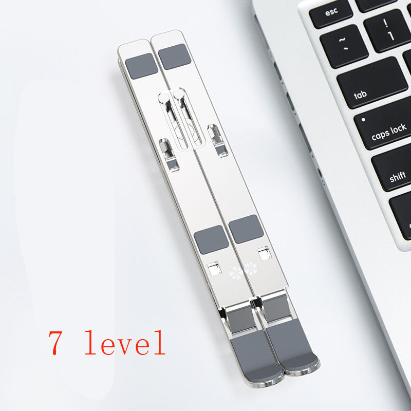 Portable Laptop Stand with Cooling Fan - Adjustable Ergonomic Desk Stand for Better Airflow