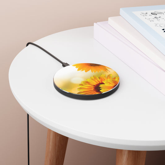 Wireless Charger – Sunlit Sunflowers