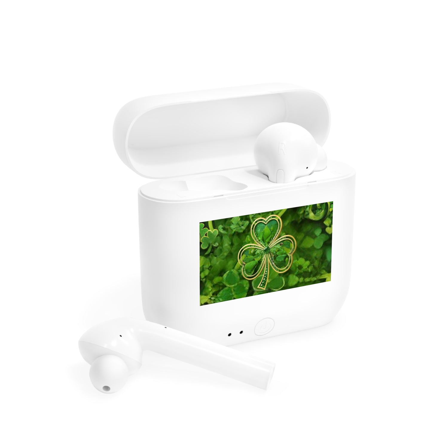 Wireless Earbuds – Lucky Clover Shamrock Kiss