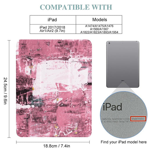 Tablet Case with Pencil Holder – Faded Cranberry