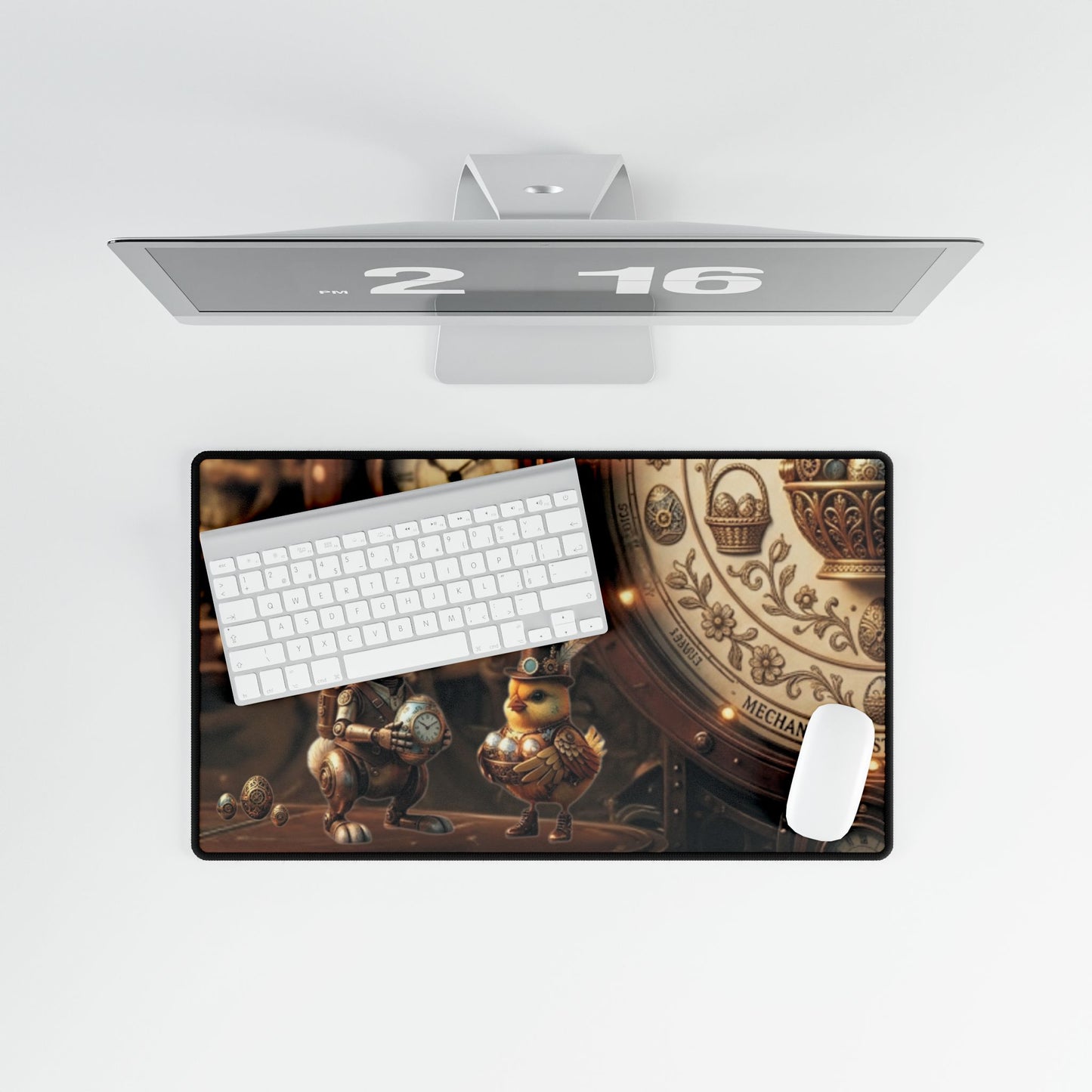 Desk Mat – Clockwork Cottontail