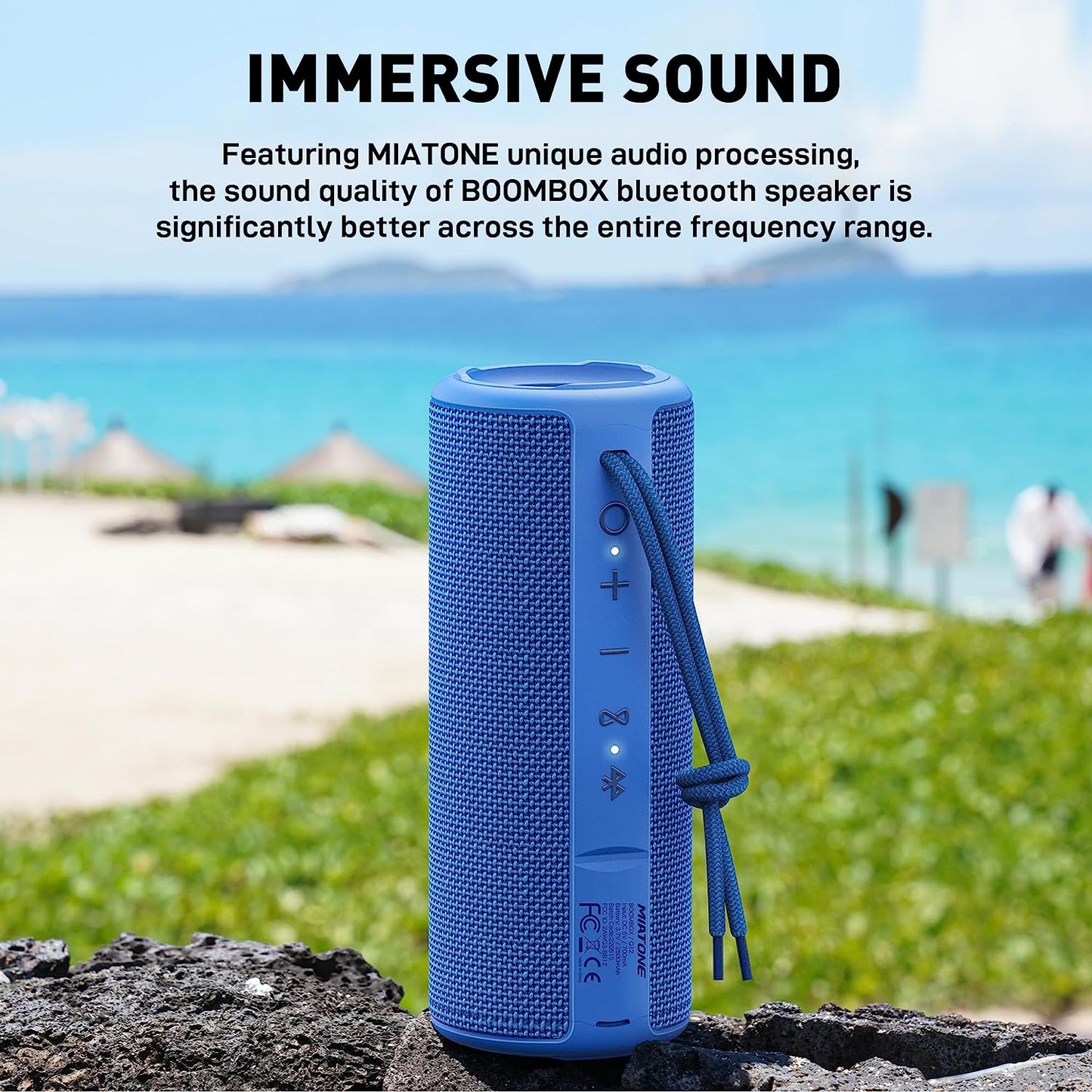Outdoor Waterproof Portable Bluetooth Boombox